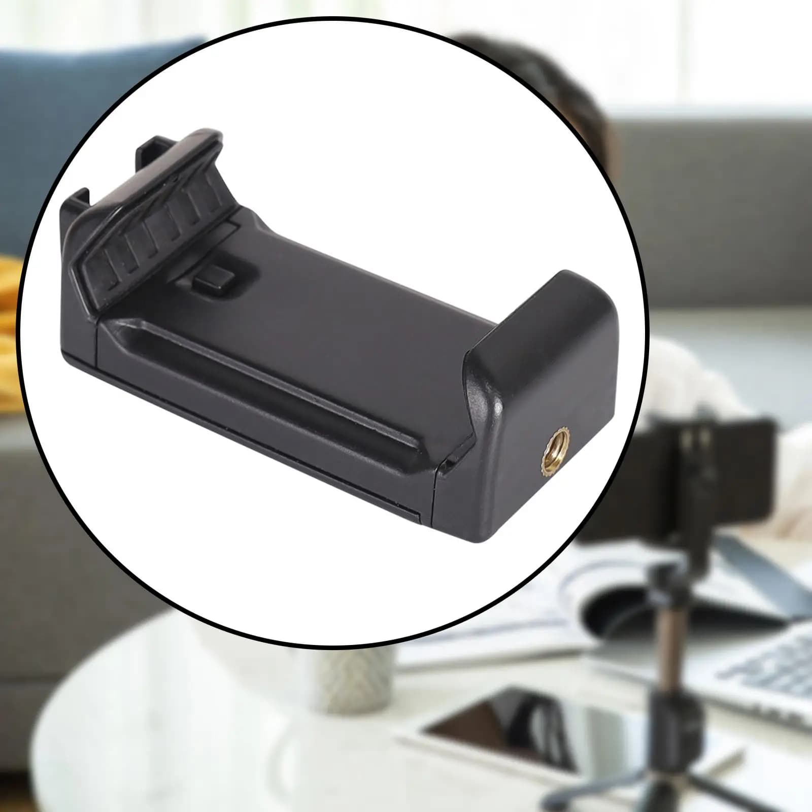 Supporto per Telefono da Treppiede, Adattatore Flessibile e Regolabile per Cellulare, Facile da Installare, Stand per Vlog