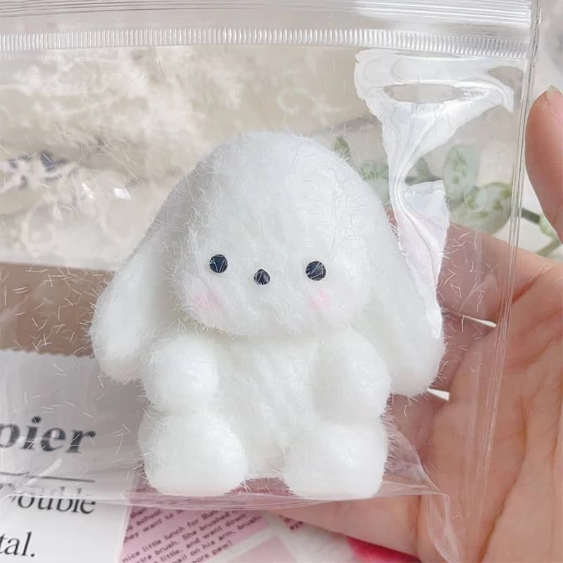 ✰ ✪ Simpatico coniglietto Taba in peluche, morbido giocattolo antistress, coniglietto da spremere, antistress, per adulti e bambini, idea regalo.
