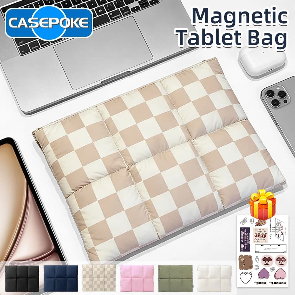Nuova Custodia Magnetica per Laptop 13/14/15/16 Pollici 2026 per Xiaomi Samsung Huawei VIVO Tablet Telefono Borsa Imbottita Cover per Notebook per iPad