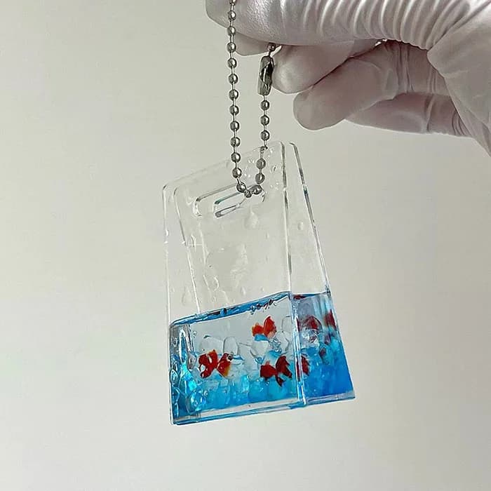 Handmade Epoxy Handbag Bag Silicone Molds for Making Crystal Epoxy Resin Mould Diy Keychain Craft Mould