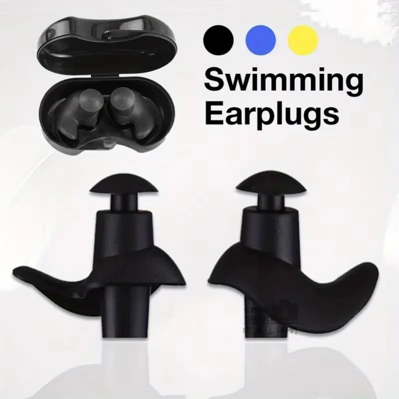 Tappi per le orecchie da nuoto, tappi per le orecchie in silicone riutilizzabili impermeabili, tappi per immersioni, per surf, doccia, accessori per il bagno