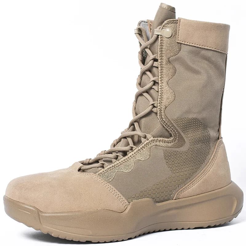 2026 Summer Men's High-top Hiking Desert Breathable Ultra-light Training Off-road Outdoor Western Boots