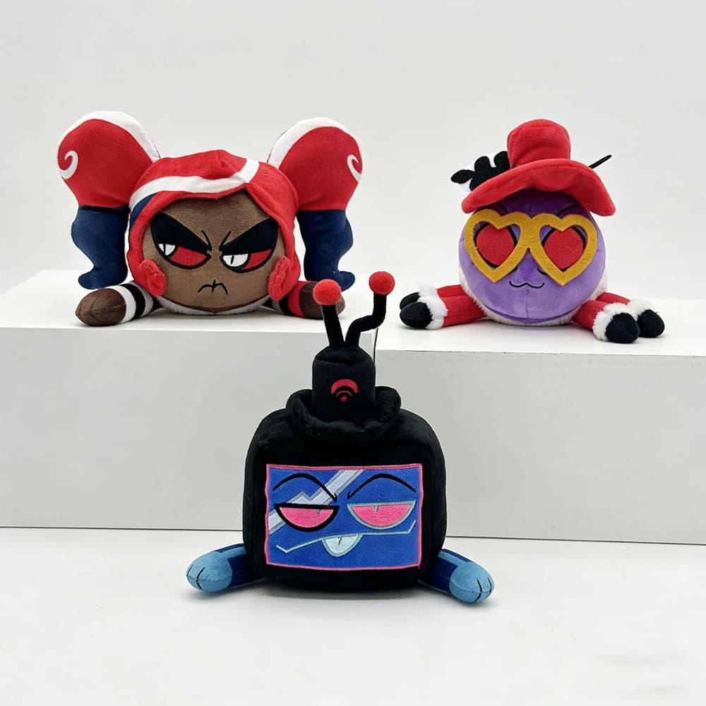 Hazbin Vox Cushion Plush Doll Cute Anime VOX Niffty Stuffed Pillow Peripherals Toy Birthday Christmas Gift