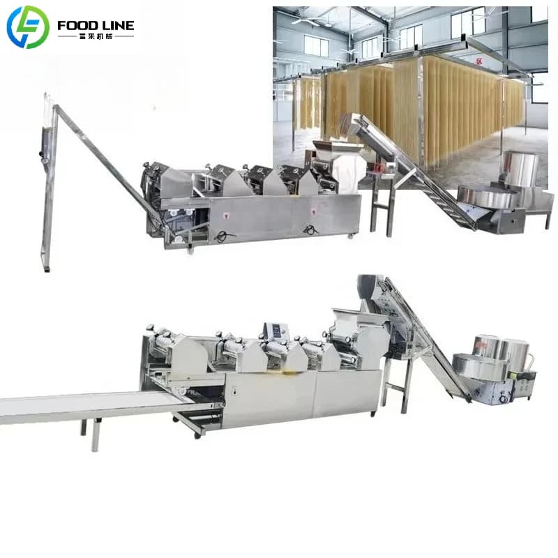Macchina Automatica per la Produzione di Pasta Secca 2025 con Tunnel di Essiccazione 1000kg/h per la Realizzazione di Spaghetti