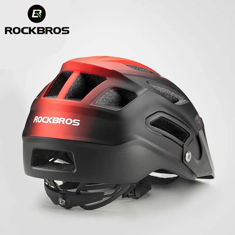 ROCKBROS Men's Bicycle Helmet Woman Safety Cycling Helmet EPS Mountain Road Bike Helmet MTB Ultralight Shaped Entirely