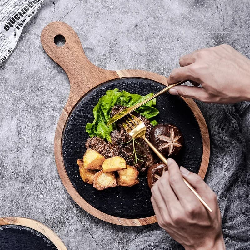 Pine Wood Pizza Plate 30cm /36cm/40cm Natural Color Pizza Tray Wooden Pizza Board