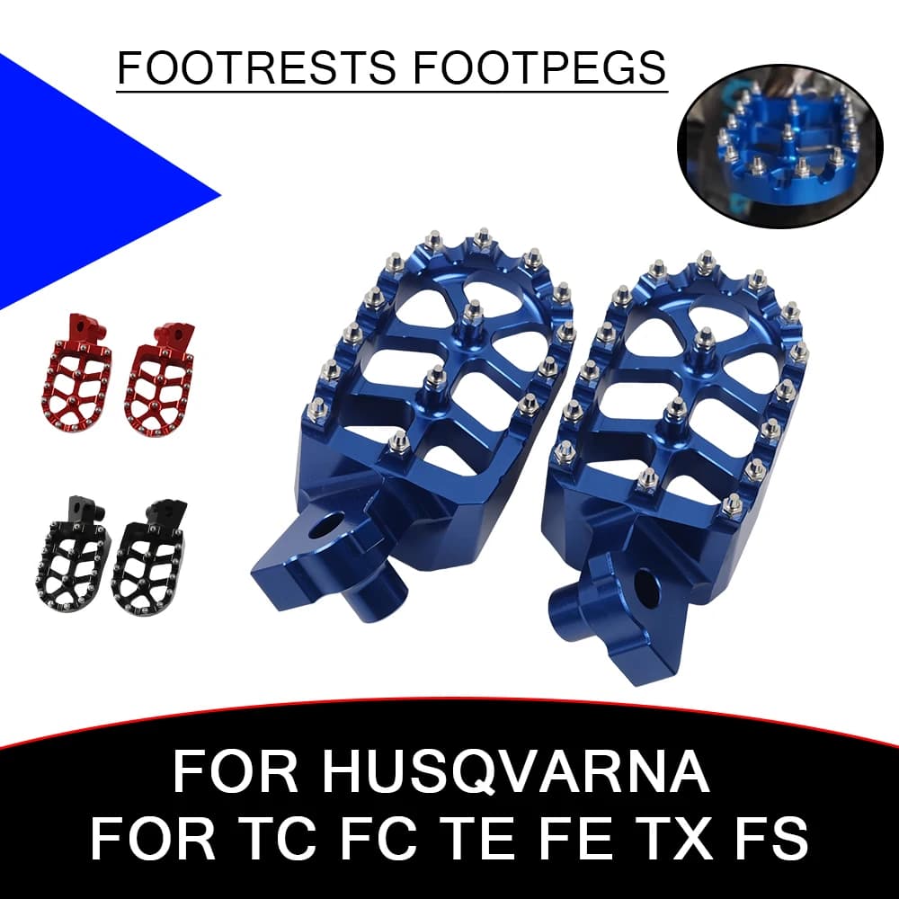 Per HUSQVARNA TC 65 85 125 FC TE FE TX FS 125 250 300 350 450 501 Accessori Pedane Pedali Mensola Poggiapiedi Piastra