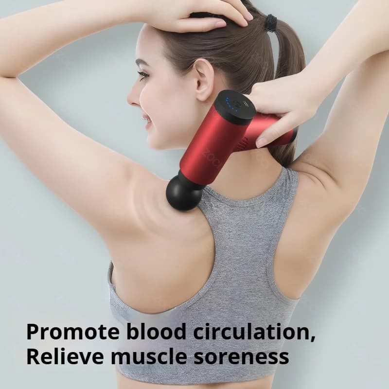 Deep Fabric Massage Muscle Vibration Massage Portable Massage Gun Mini Portable Strap For Body Back Neck Leg Foot