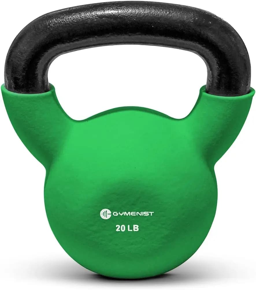 Kettlebell in Ferro Rivestito in Neoprene per Allenamento Fitness, Presa Resistente e Confortevole