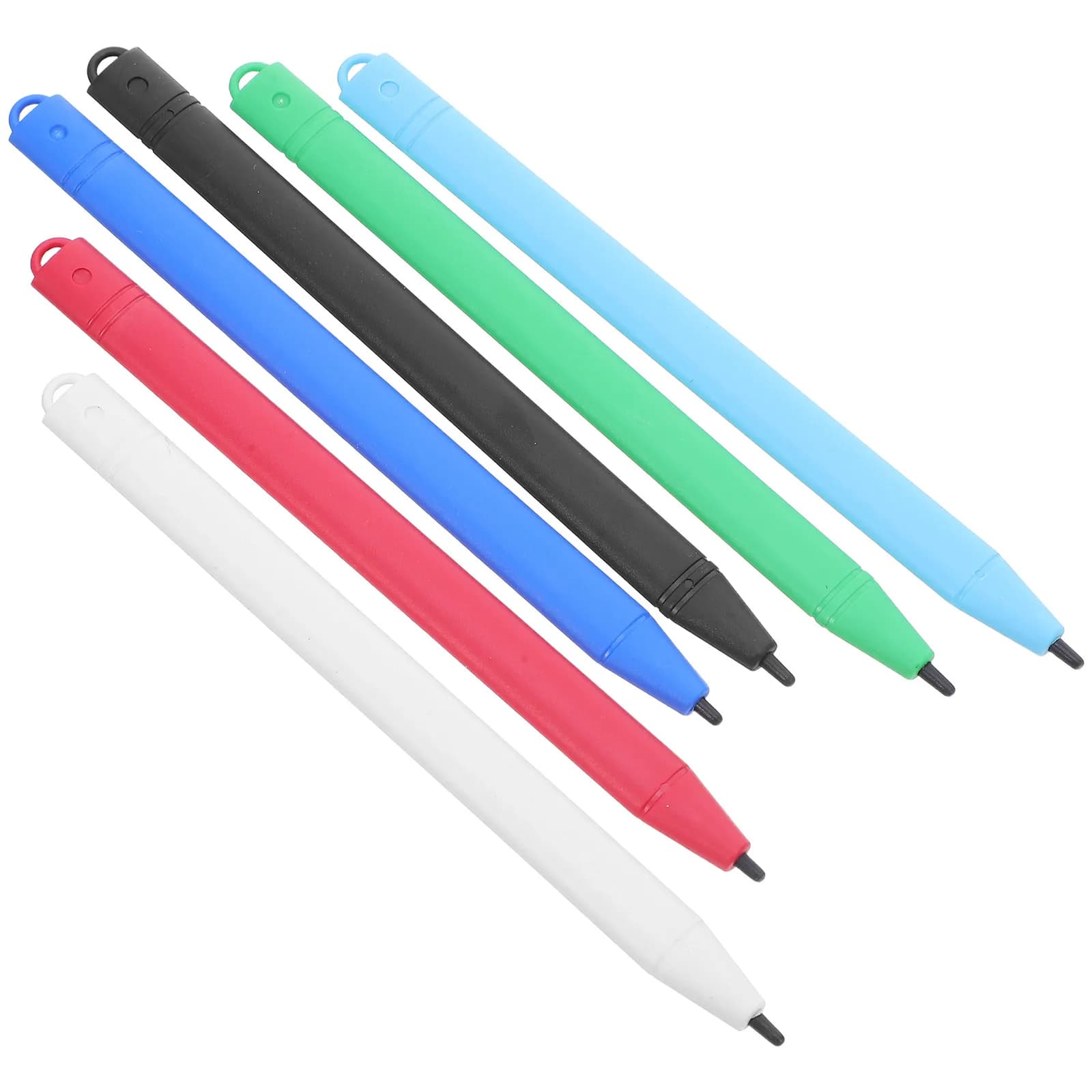 6 penne per tavoletta LCD, impugnatura comoda, in plastica, per disegno, pittura e scrittura, per bambini