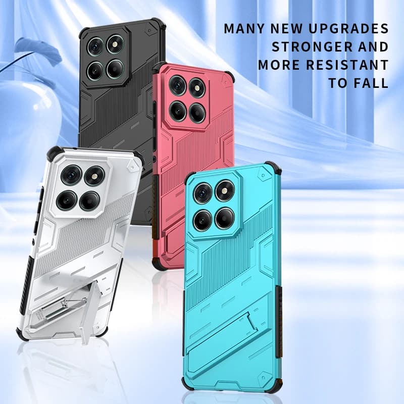 Camera Protection Anti Shock Phone Case For Xiaomi 14T 13T 12T 11T 10T 13 12 11 Lite,Poco C75 C65 X7 F7 X6 F6 X3 Pro Stand Cover