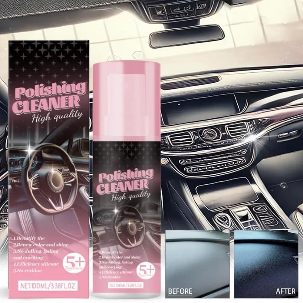 1/2/3 pieces 100ml interior polishing cleaner auto polishing agent for interior auto renovation maintenance remove stains agent