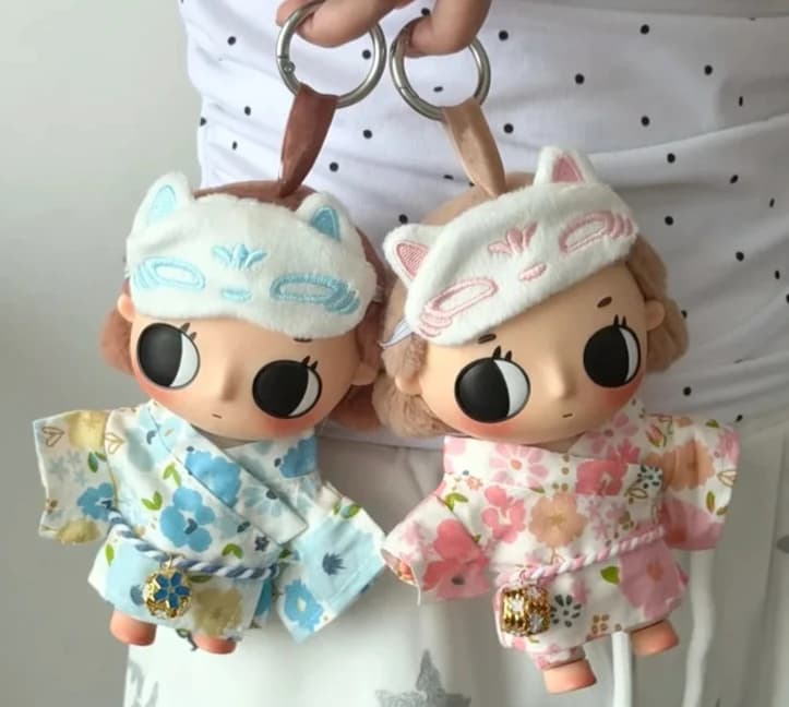 Per Bambole da 15-17cm, Serie Nyota Where Moments Meet, Vestiti per Bambole, Kimono Giapponese, Accappatoio, Outfit per Bambole Labubu, Accessori