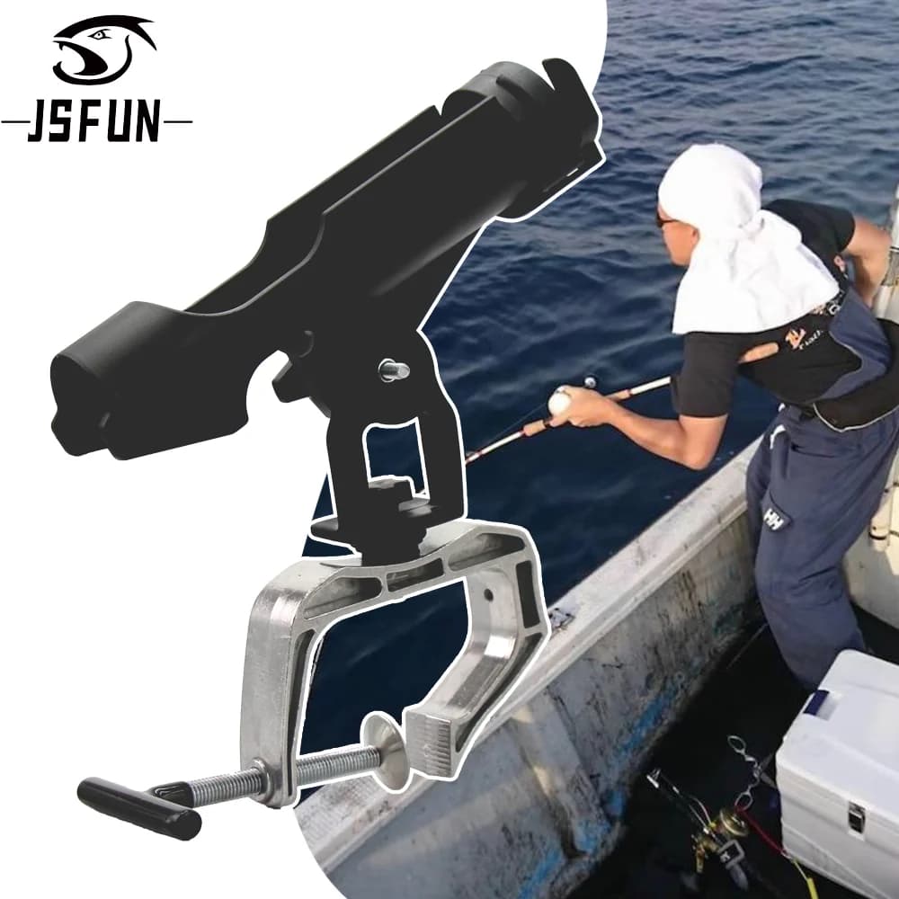 JSFUN 1PC Fishing bracket Multifunctional directional fishing rod bracket Swivel seat Fishing accessories diagonally inserted
