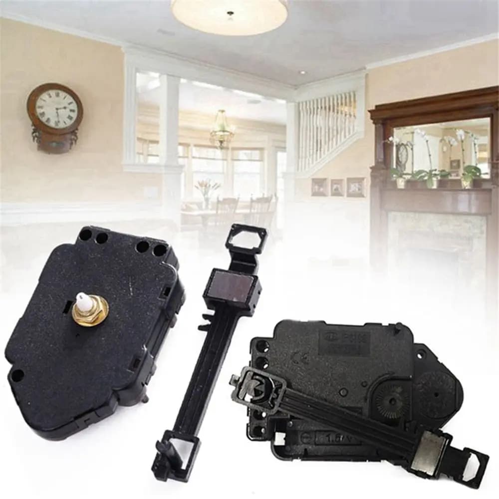 Kit di Ricambio per Orologio al Quarzo con Meccanismo Fai-da-Te, Accessori per Orologio da Parete, Movimento a Pendolo, Componenti per Orologi
