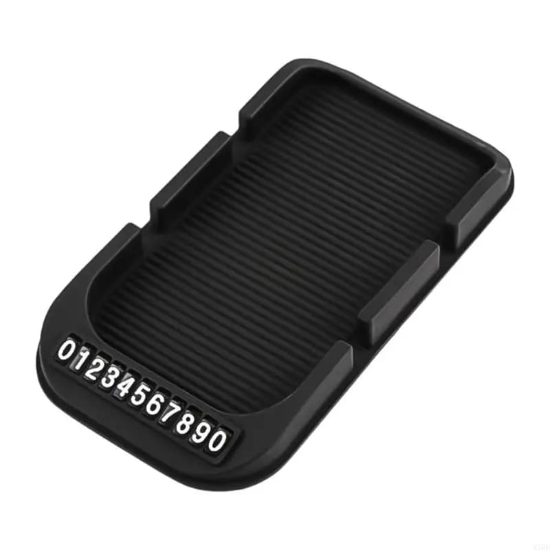 Supporto per telefono per accessori da auto in silicone antiscivolo M76E con bracci espandibili e testa girevole
