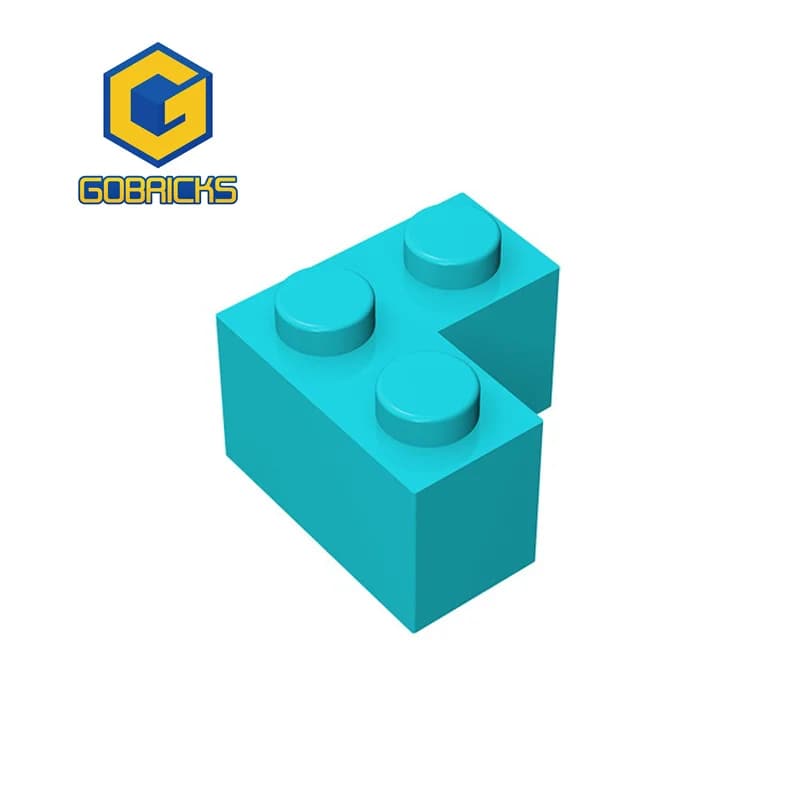 Gobricks 10 Pz Mattoni 2357 Mattoni 2 X 2 Angoli Compatibile MOC Mattoni Blocchi Assemblare Blocchi di Costruzione Particelle Giocattolo Educativo Per Bambini