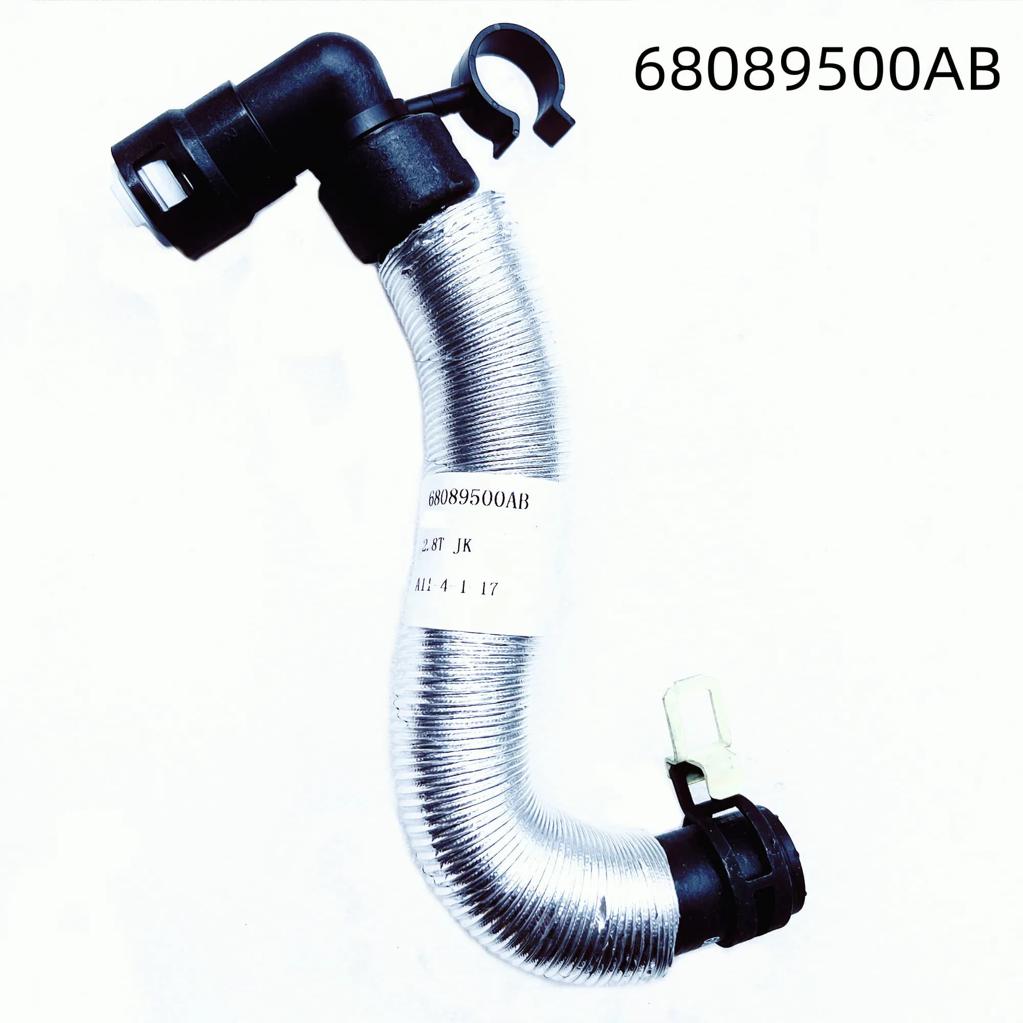 Tubo flessibile di uscita dell'acqua della bottiglia del liquido di raffreddamento originale, 68089500AB, 68089500AA, adatto per: Diesel 2.8L, Wrangler JK, 2012-2018