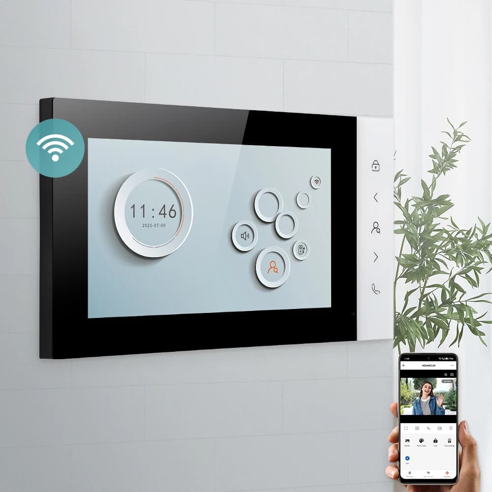 HOMSECUR XM716D Monitor Interno con App Tuya per Videocitofono HDS