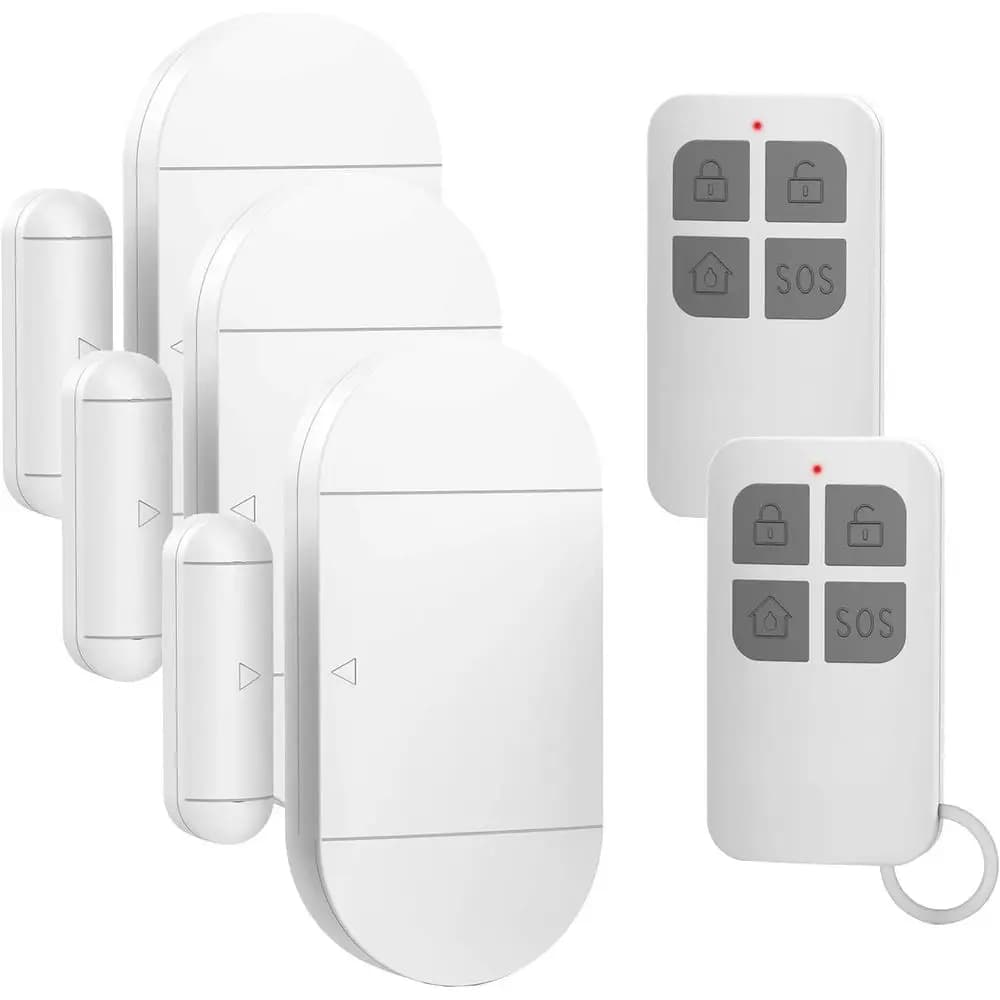 Allarme wireless per porte e finestre per la sicurezza dei bambini con telecomando, allarme con sensore magnetico da 130 dB per la casa, 4 modalità, adatto per negozio/car