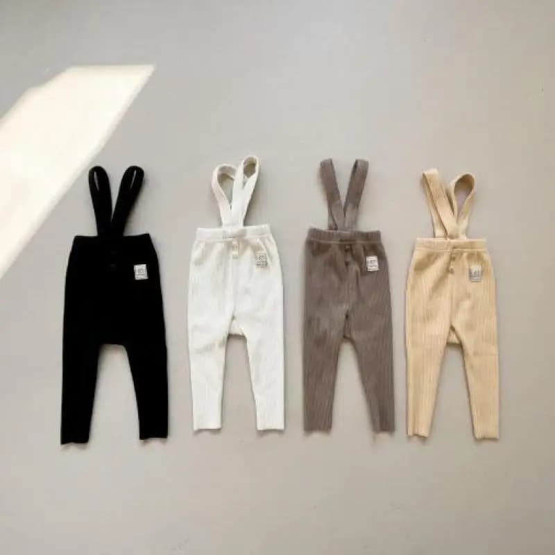 Primavera autunno nuovi bambini tuta solida ragazzo bambino Leggings moda a coste ragazza neonato bretelle in cotone pantaloni bambino pantaloni