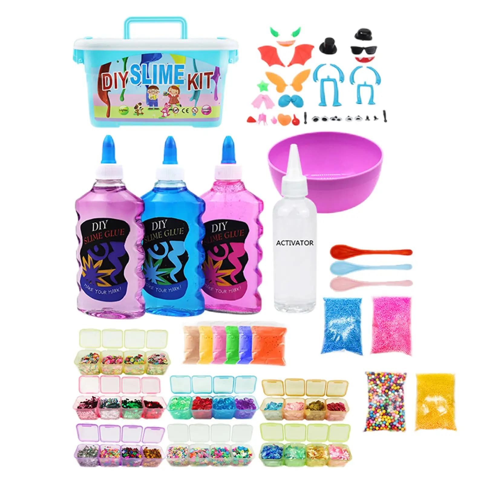 Slime Toy Kit bomboniere polimero Non appiccicoso presente antistress gioca argilla morbida fai da te per l'apprendimento ragazze bambini cucina bambini
