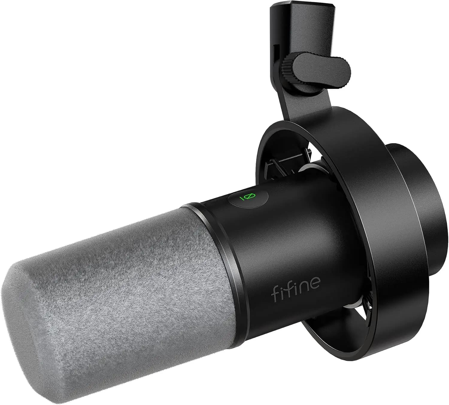 Dynamic XLR/USB Podcast Microphone for Recording, Streaming, Gaming with Mute, Gain, Headphone Jack, and Monitoring