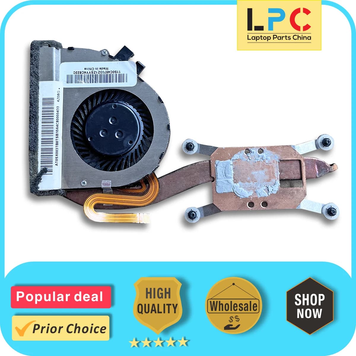 For Lenovo Thinkpad X240 CPU + Heatsink Cooling Fan New Original Laptop Cooler Radiator Heat Sink