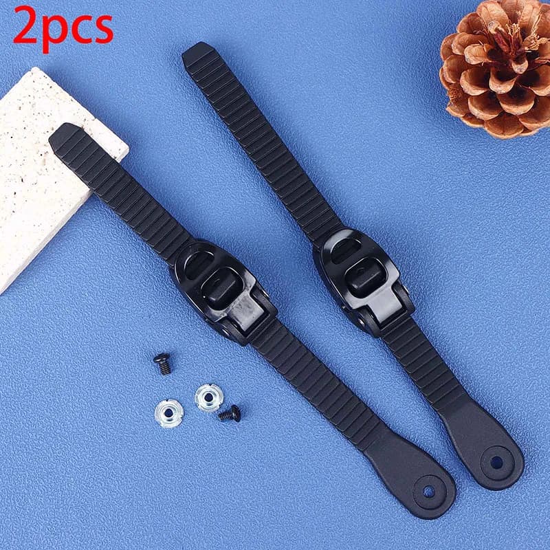 High quality2Pcs Snowboard Ankle Ladder Straps With Screws Adjustable Roller Skating Shoes Strap Snowboard Binding Replacements