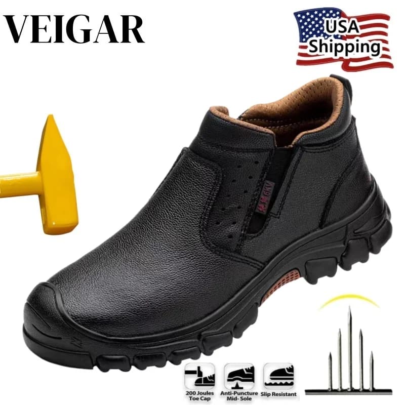 Scarpe da lavoro da uomo impermeabili Scarpe da ginnastica da lavoro Scarpe antinfortunistiche con punta composita Scarpe indistruttibili antiforatura Stivali antinfortunistici per saldatori