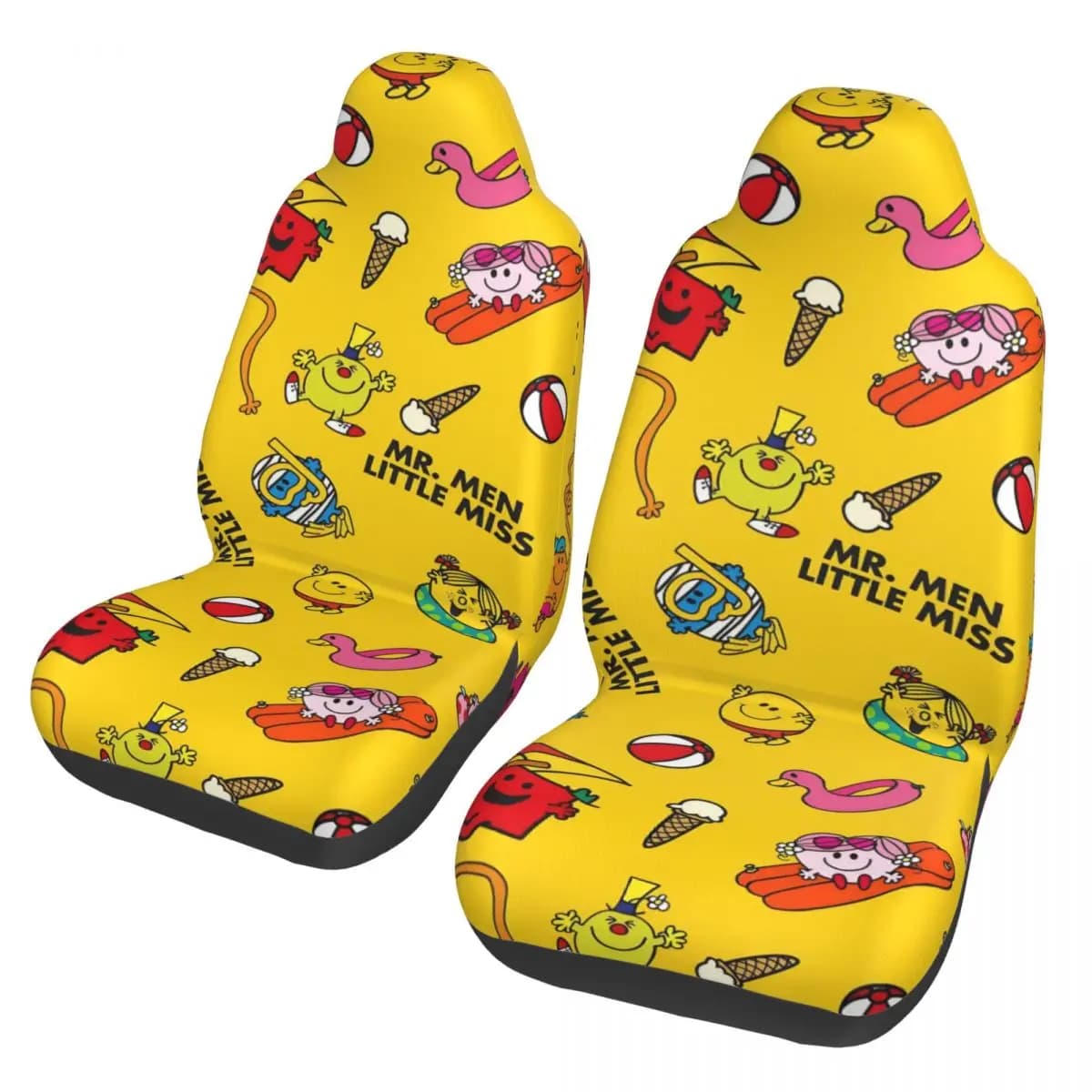 Universal Auto Covers AUTOYOUTH with Sympathizers Characters of Cartons Animated Mr Men and Little Miss, Interior Car Accessories