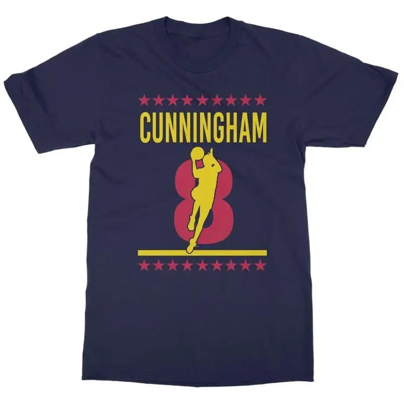 Maglietta dei tifosi dell'Indiana tributo al basket Cunningham 8 All S 4XL