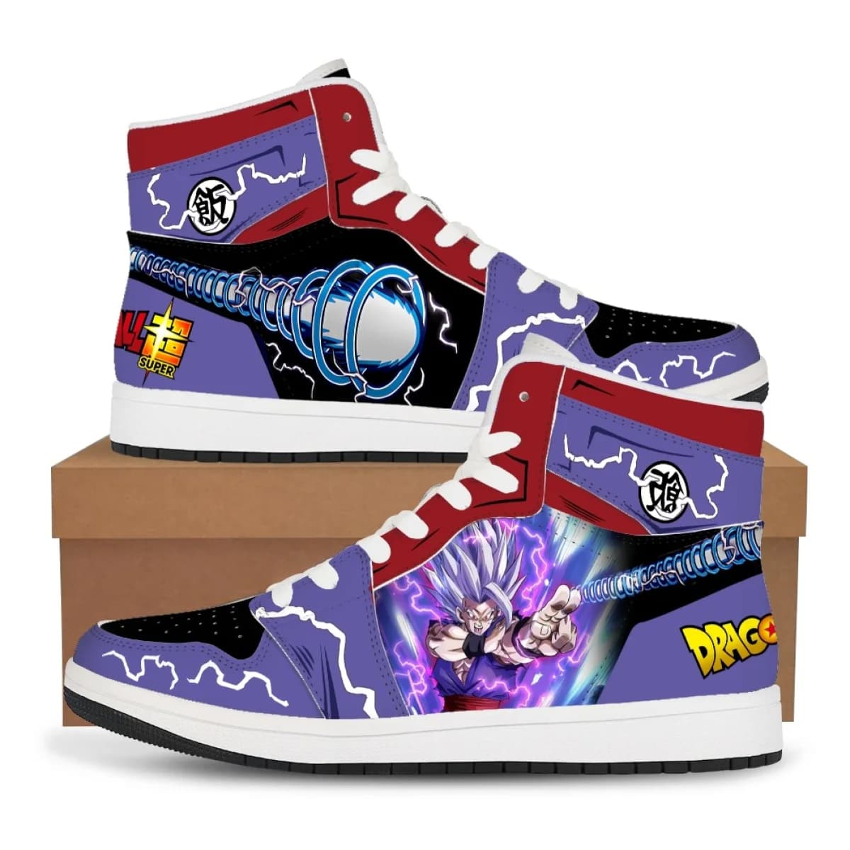 Sneakers alte Dragon Ball Anime con stampa Goku Vegeta, scarpe casual da basket, comode calzature piatte, regalo di compleanno
