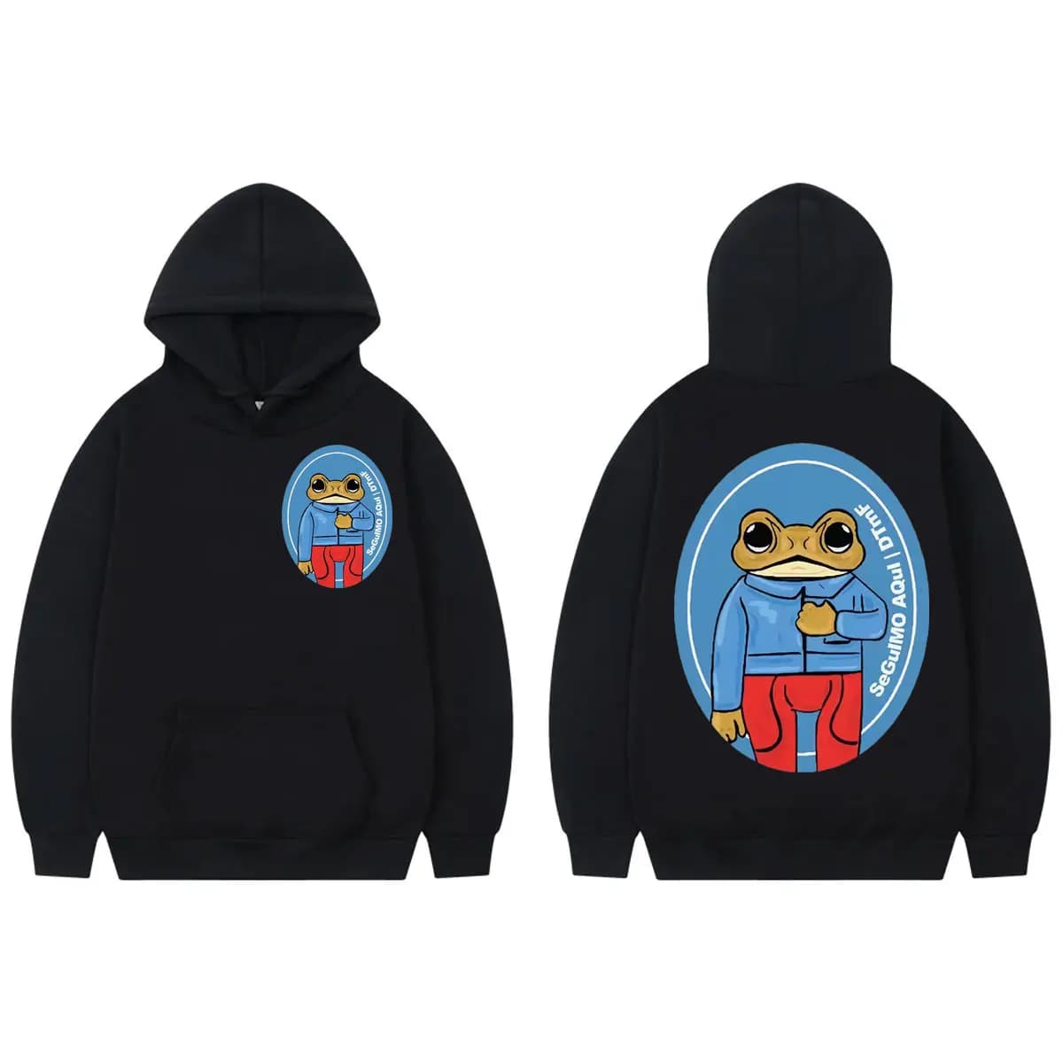Felpa con Cappuccio Rapper Bad Bunny DTMF con Stampa Fronte-Retro, Unisex, Stile Harajuku Hip Hop, Moda Casual Oversize