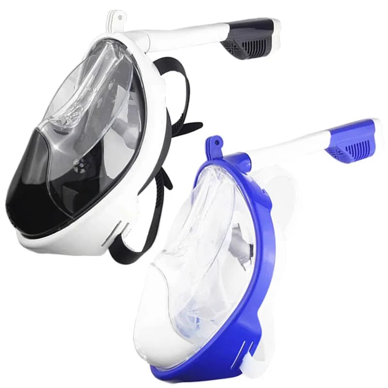 Maschera Subacquea Integrale 180° Antiappannamento per Immersione, Nuoto e Snorkeling - Promozione Vendite