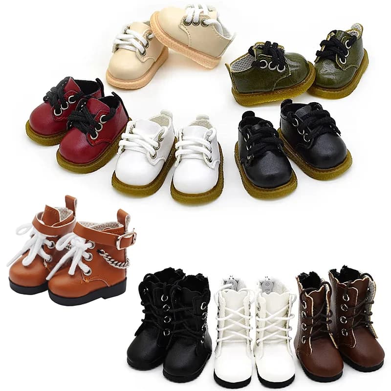 30 cm bambola 1/6 BJD scarpe da bambola scarpe in pelle, stivali da cavaliere, stivali Martin ragazza per bambini giocattolo regalo accessori per bambole