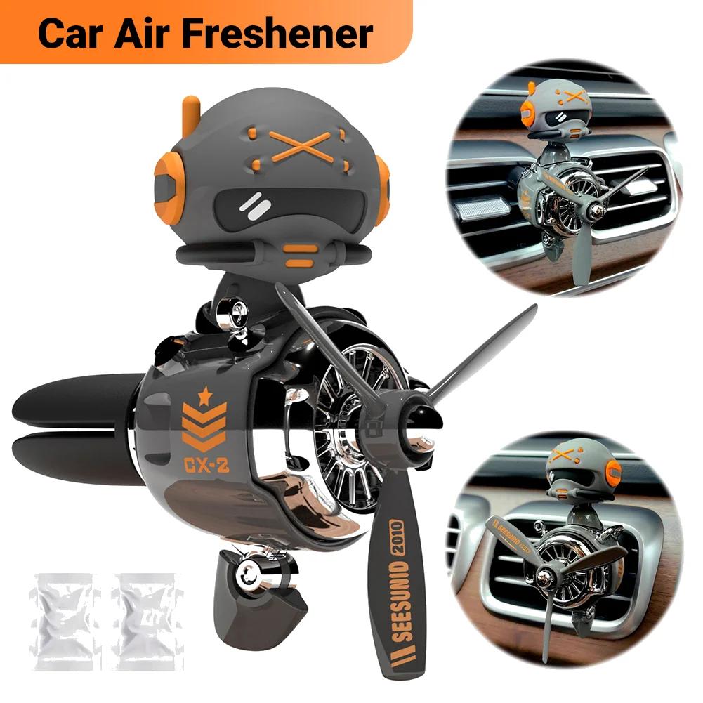 Aircraft Pilot Shape Auto Aroma Diffuser, Auto Perfume Clip, Car Interior Accessories