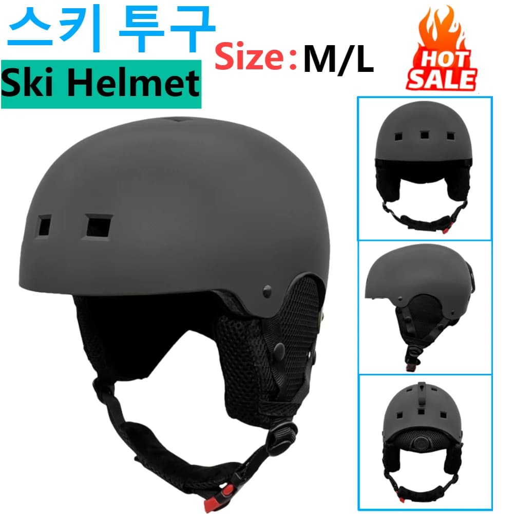 Ski helmet Anti-impact safety snow helmet Adjustable fit Women's Men Snowboard helmets 15 cooling air outlets Mountain bike helmet EPS