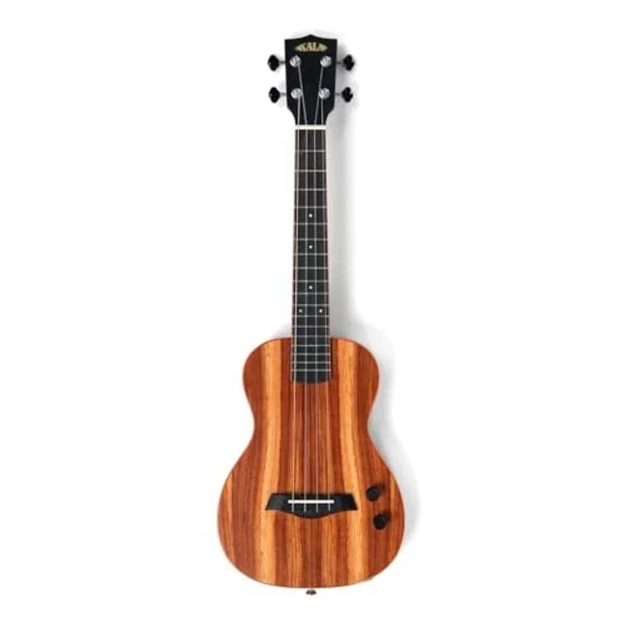 Ukulele Tenore con Corpo in Legno Massello di Acacia