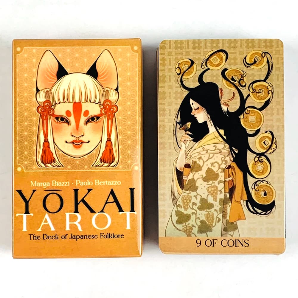 Yokai Tarot Cards Rooted In Japanese Folklore English Version Divination Board Game Family Gathering Party Cards Game Tools