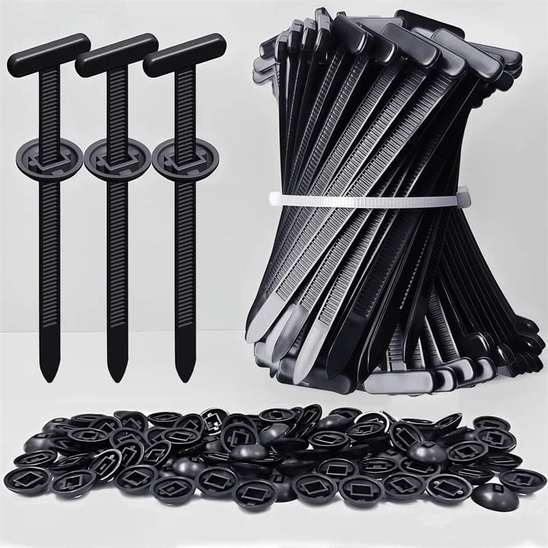 Fascette in Nylon 100% per Auto, Clip di Ricambio per Parafanghi, Gestione e Fissaggio Cablaggio