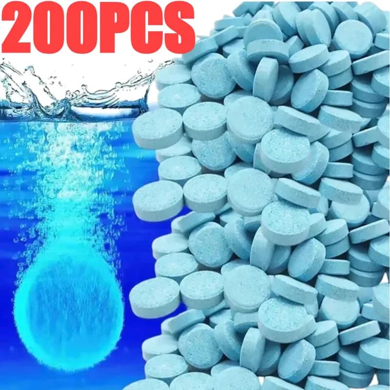 10-200pc Solid Cleaner Auto Parabrezza Cleaner Tablet Effervescente Auto Tergicristallo Vetro Solido Pulizia Compresse Concentrate Detergente
