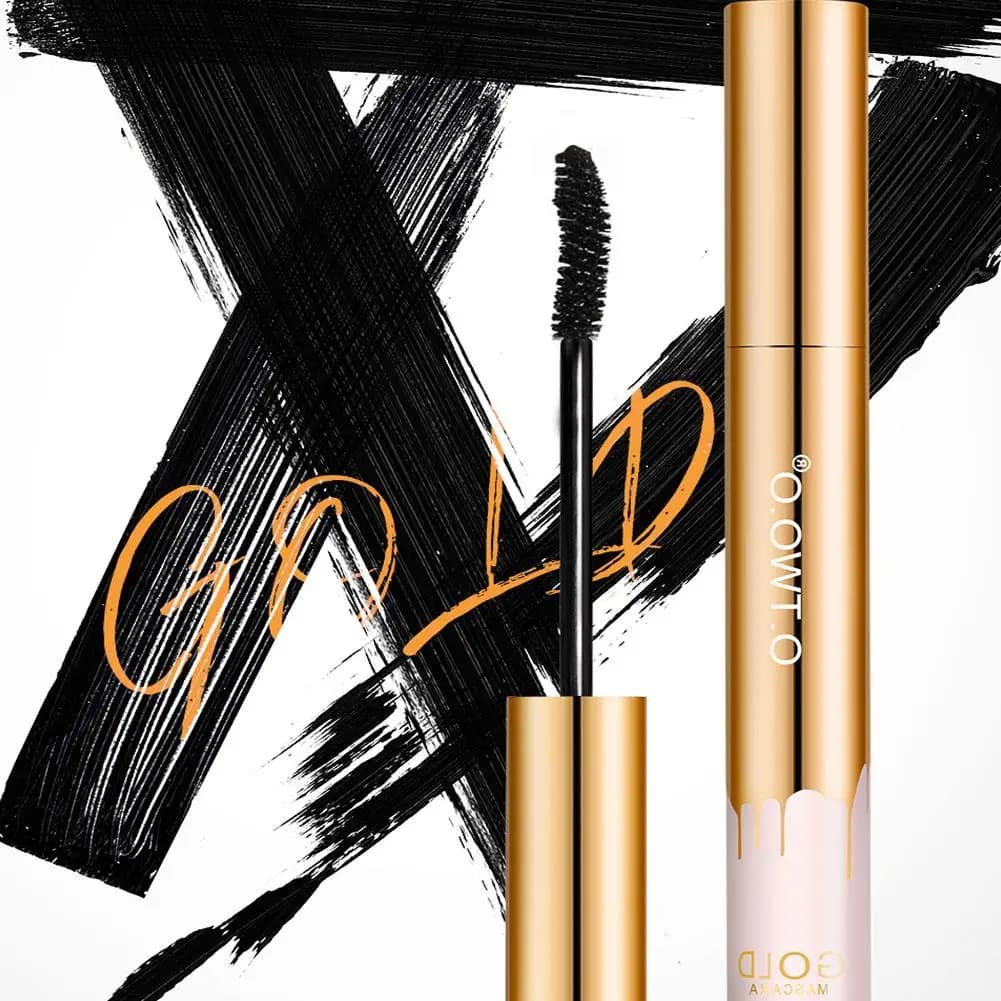 3D Mascara for thick and elongating eyelashes, long eyelash extension, black eye makeup, V8C3 eyelash cosmetics