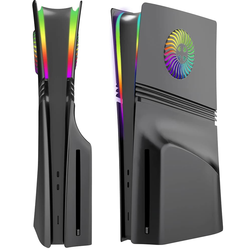 Cover Rigida in ABS per Console PS5 Pro Edizione Disco/Digitale, Piastra Frontale, Protezione Antipolvere, Guscio Protettivo Laterale