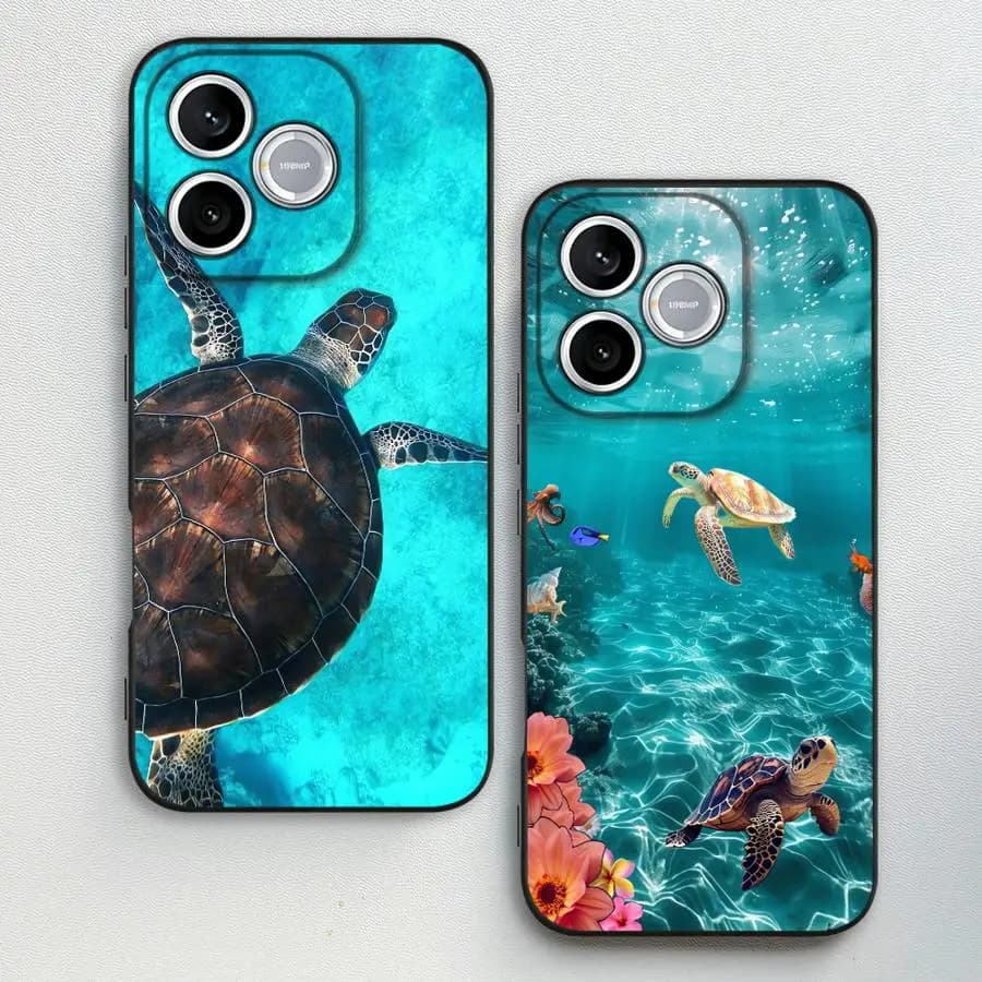 Underwater Turtle Art Case for Honor 200 600 70 90 Magic5 8X X9 X5 X8 X6 X7 400 Funda Phone Cover