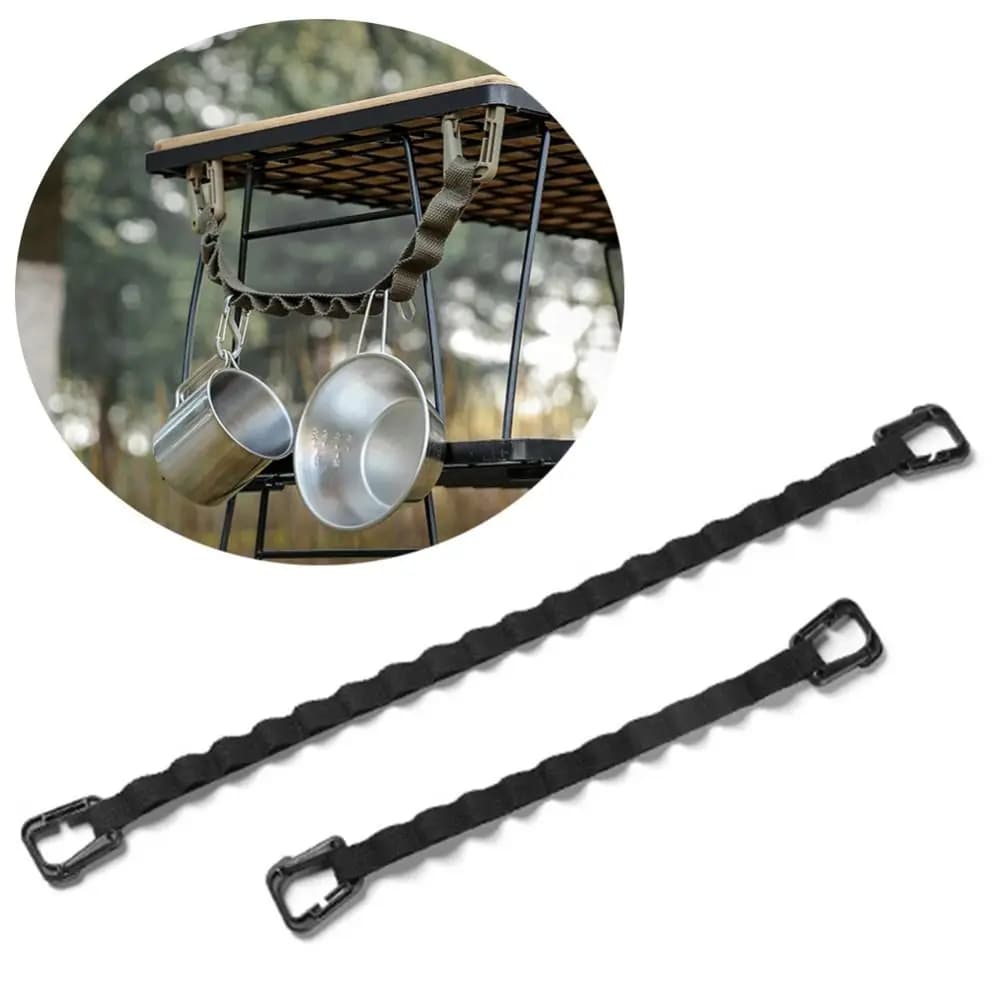 Cinghia portaoggetti da campeggio multiuso Corda da campeggio morbida e durevole Corda da appendere per tenda portatile resistente all'usura Stendibiancheria da campeggio all'aperto