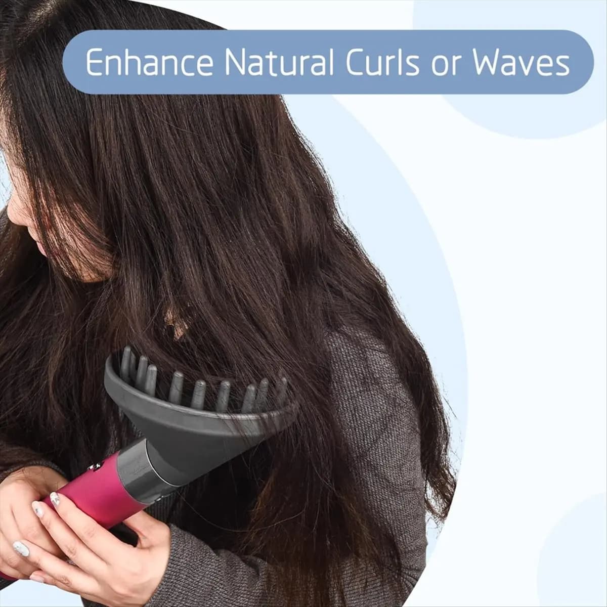 Clean diffuser and plate for Dyson Airwrap Styler HS01 HS05 HS08 for smooth hair and hair curling C