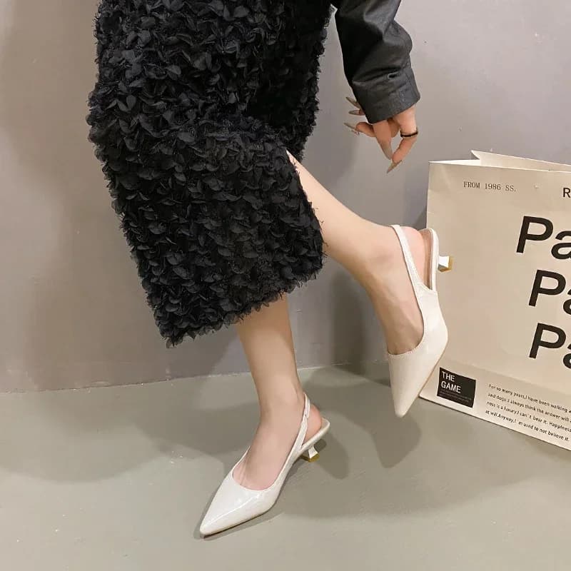 2025 Women's Women's Sandals Fashion Large Summer Tacco Low Design Open Toe Women's formal shoes elegant and casual