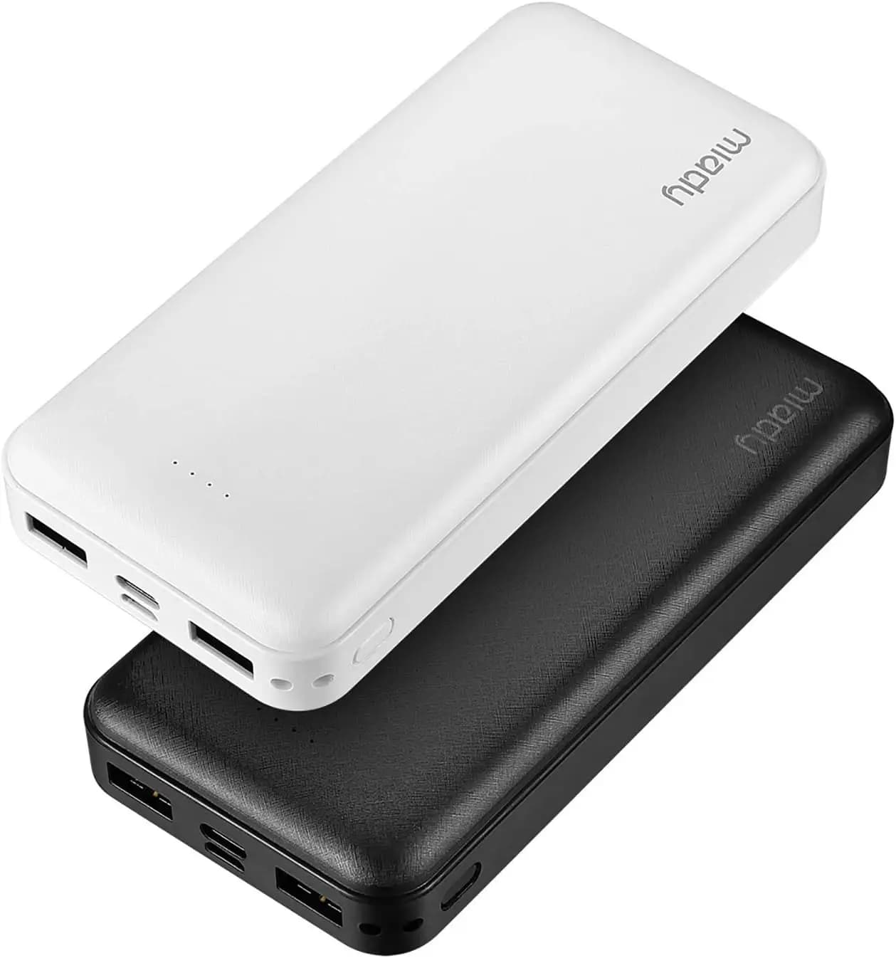 Portable Charger, 2-Pack 20000mAh Battery Pack PD 22.5W USB Output Ports and Type C Fast in&Out Travel Fast Charging Power Bank