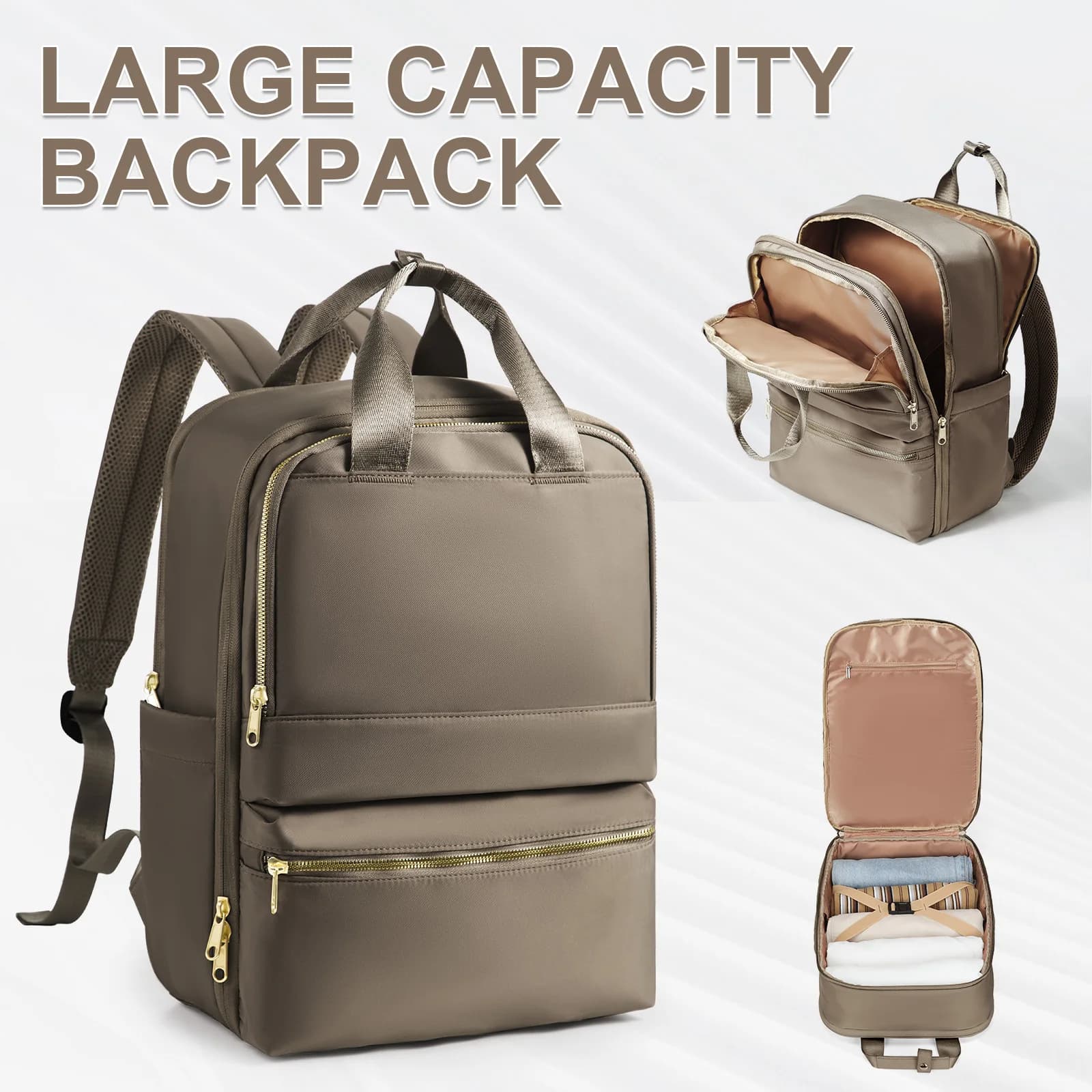 Zaini alla moda da donna per lavoro d'affari universitario, zaino da viaggio Elegante borsa da donna Zaino per il tempo libero, zaino per l'insegnante
